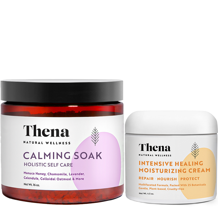 Intensive Healing Moisturizing Cream & Calming Bath Soak